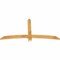 Ekena Millwork Bellingham Rough Sawn Timber Gable Bracket, Western Red Cedar, 72"W x 36"H x 2"D x 4"F, 12/12 Pitch GBW072X36X0204BEL00RWR - alternate 5